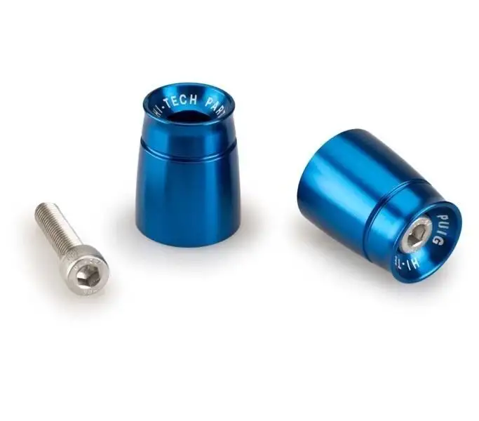 Contrappesi manubrio Sport Puig per Kawasaki Z 900 17-25 (COPPIA) colore blu