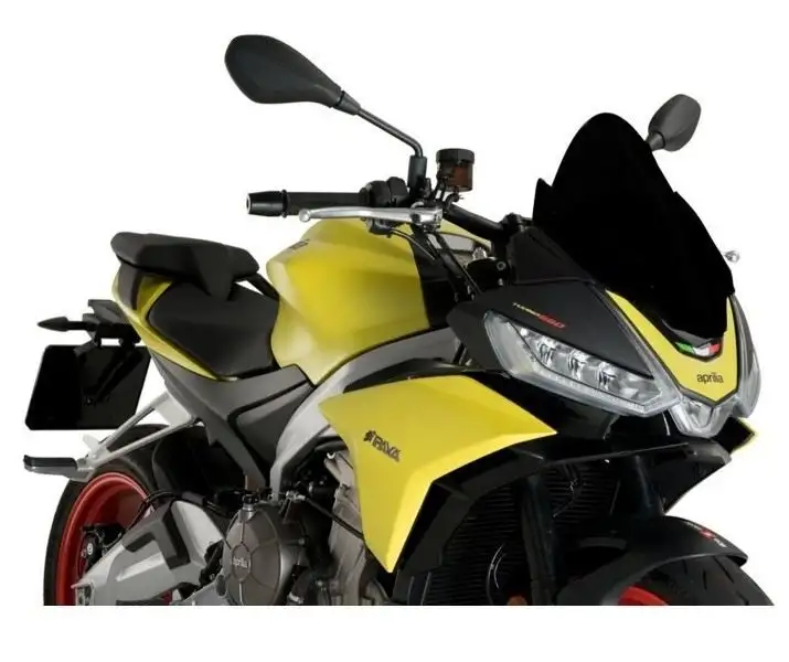 Vetro Cupolino Puig modello z-racing per Aprilia Tuono V4 1100 21-24 colore nero