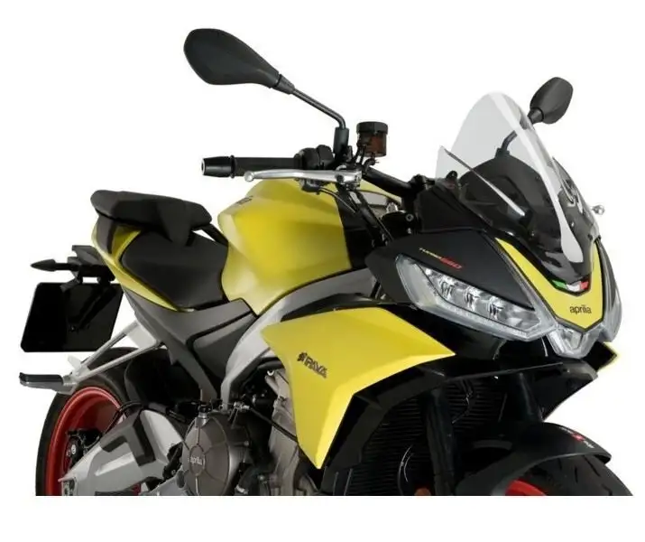 Vetro Cupolino Puig modello z-racing per Aprilia Tuono V4 1100 21-24 colore trasparente