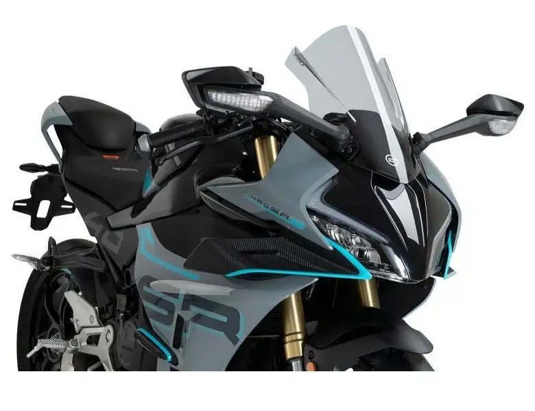 Vetro Cupolino Puig modello z-racing per cfmoto 450 s 23-24 colore fume chiaro