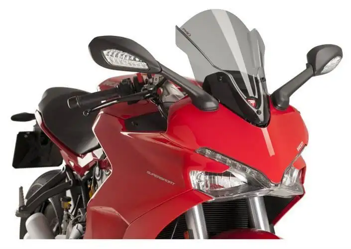 Vetro Cupolino Puig modello z-racing per Ducati SuperSport 939 17-21 colore fume chiaro