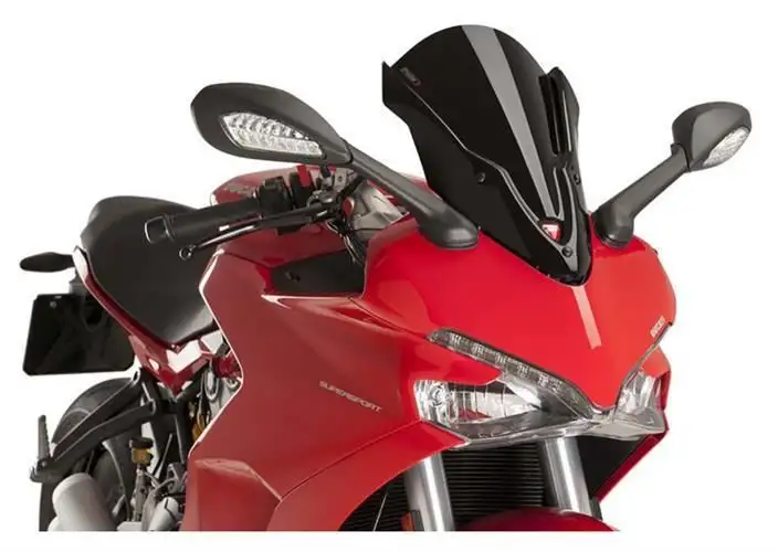 Vetro Cupolino Puig modello z-racing per Ducati SuperSport 939 17-21 colore nero