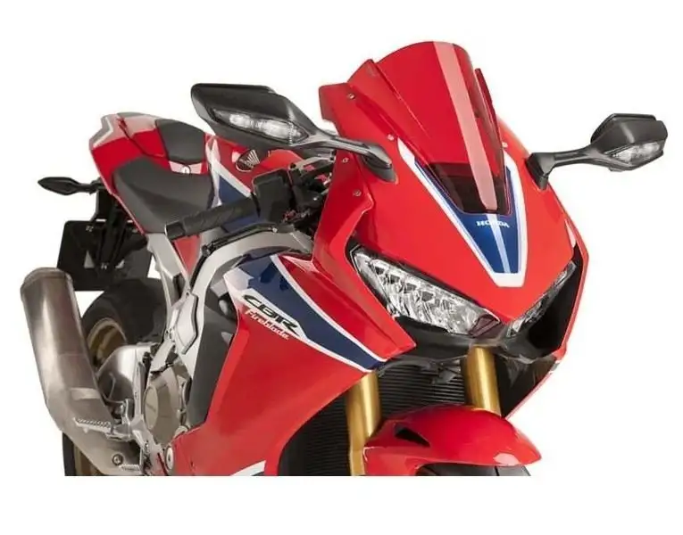 Vetro Cupolino Puig modello z-racing per Honda CBR 1000 RR SP 17-19 colore rosso