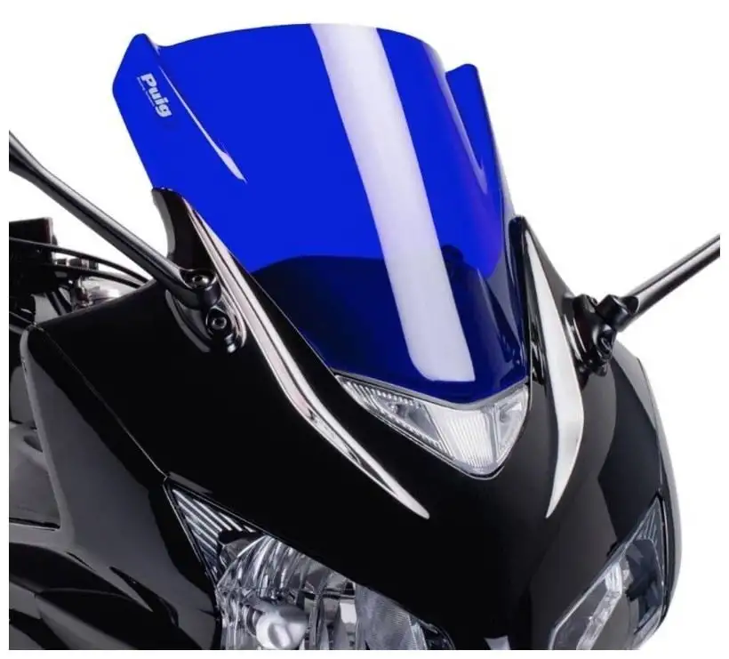 Vetro Cupolino Puig modello z-racing per Honda CBR 500 R 13-15 colore blu