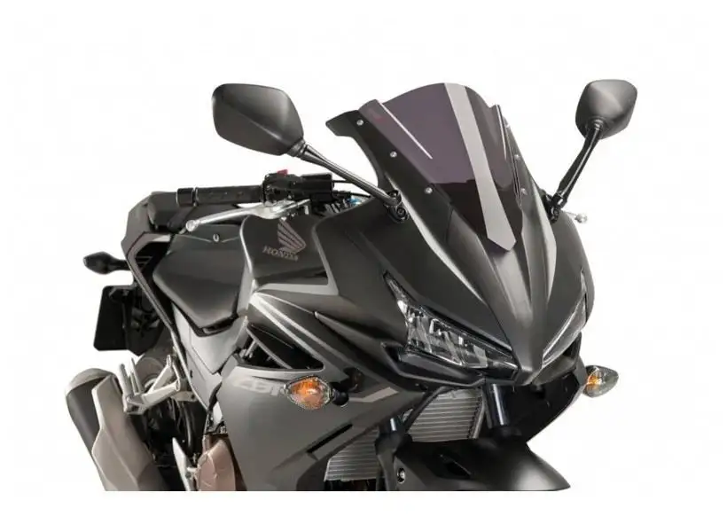 Vetro Cupolino Puig modello z-racing per Honda CBR 500 R 16-18 colore fume scuro