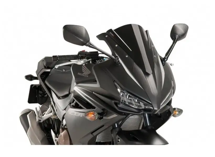 Vetro Cupolino Puig modello z-racing per Honda CBR 500 R 16-18 colore nero
