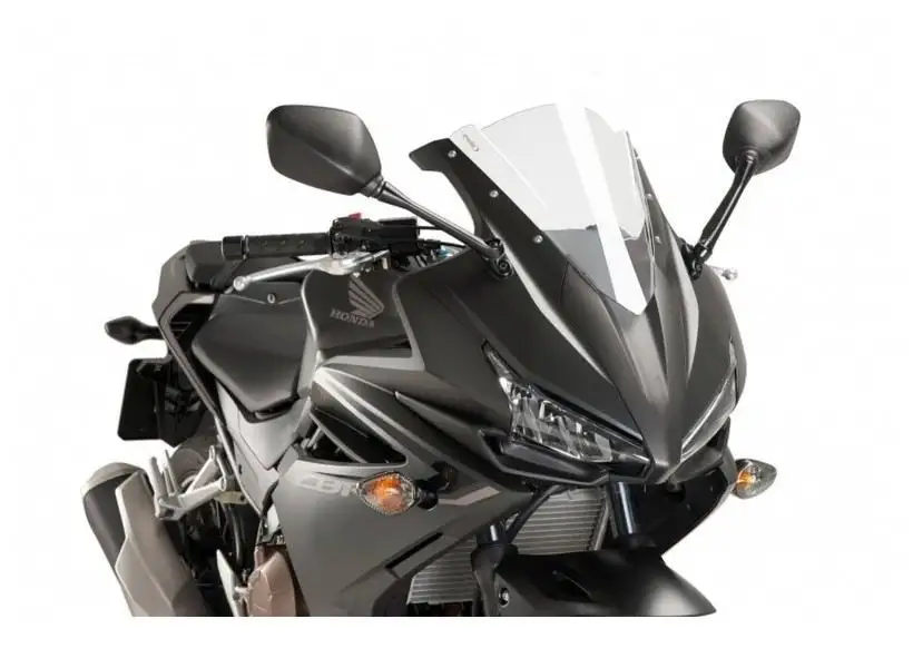 Vetro Cupolino Puig modello z-racing per Honda CBR 500 R 16-18 colore trasparente