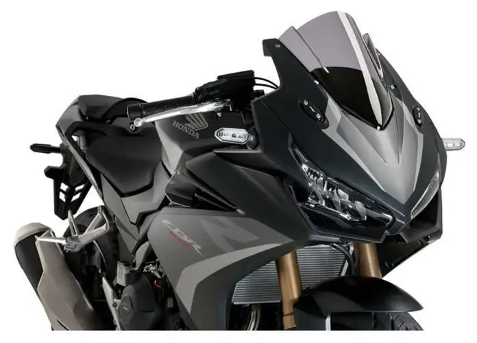 Vetro Cupolino Puig modello z-racing per Honda CBR 500 R 19-25 colore fume chiaro