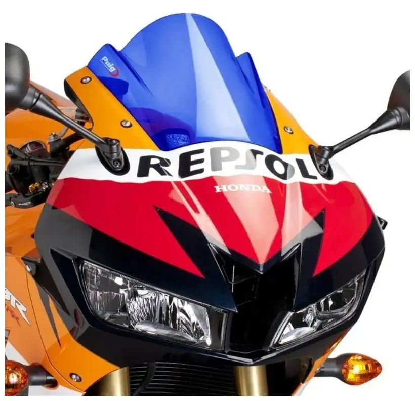 Vetro Cupolino Puig modello z-racing per Honda CBR 600 RR 13-16 colore blu