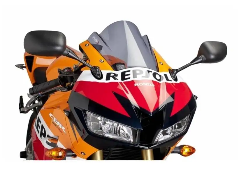 Vetro Cupolino Puig modello z-racing per Honda CBR 600 RR 13-16 colore fume chiaro