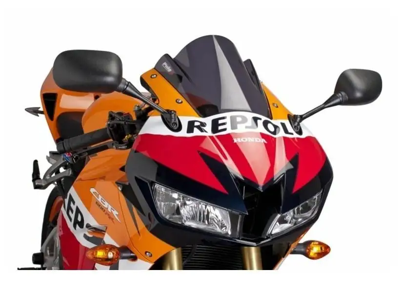 Vetro Cupolino Puig modello z-racing per Honda CBR 600 RR 13-16 colore fume scuro