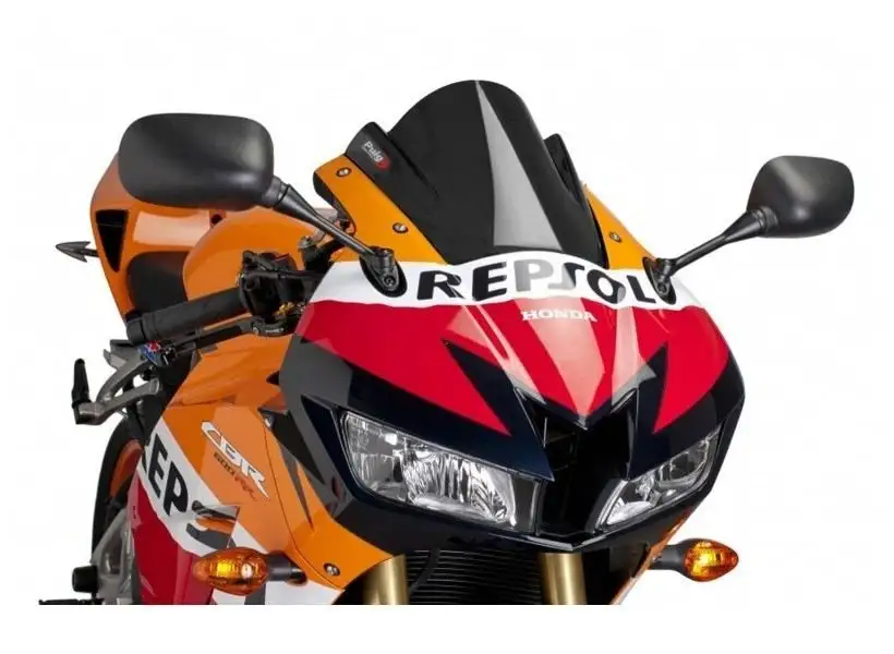 Vetro Cupolino Puig modello z-racing per Honda CBR 600 RR 13-16 colore nero