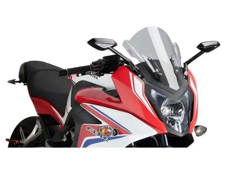 Vetro Cupolino Puig modello z-racing per Honda CBR 650 F 14-18 colore fume chiaro
