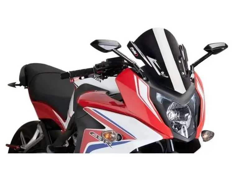 Vetro Cupolino Puig modello z-racing per Honda CBR 650 F 14-18 colore nero