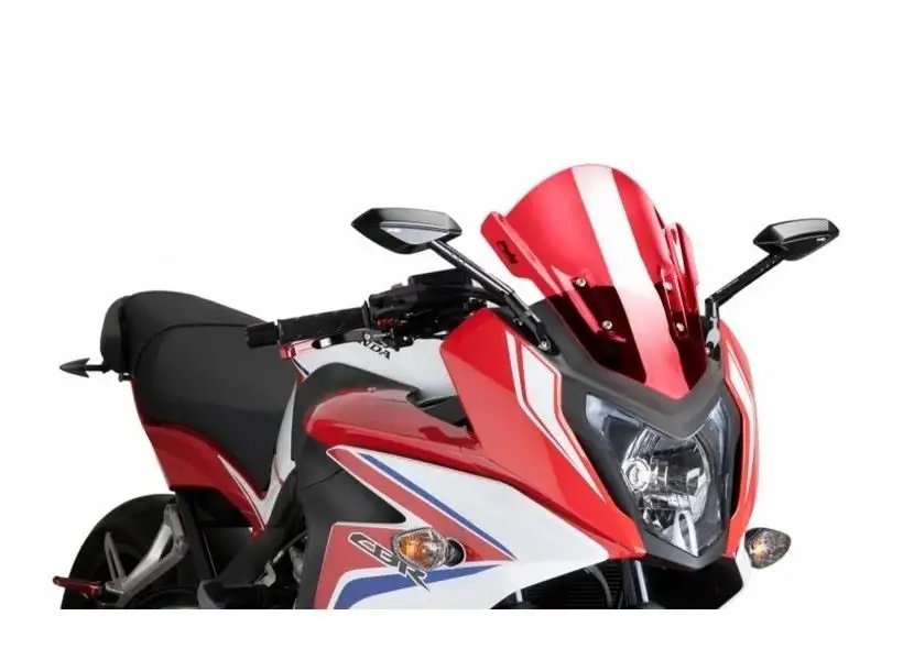 Vetro Cupolino Puig modello z-racing per Honda CBR 650 F 14-18 colore rosso