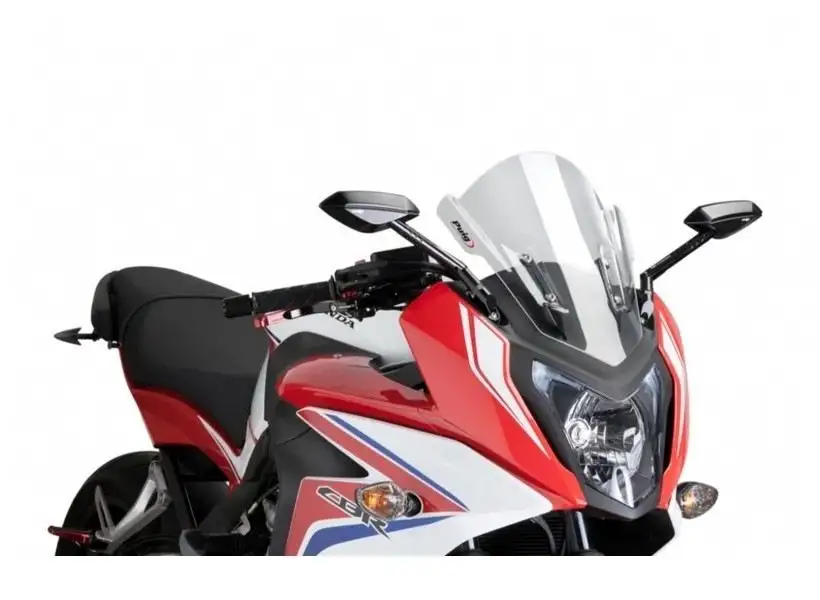Vetro Cupolino Puig modello z-racing per Honda CBR 650 F 14-18 colore trasparente