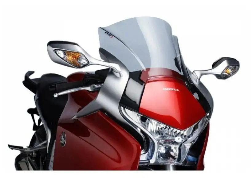 Vetro Cupolino Puig modello z-racing per Honda VFR 1200 F 10-16 colore fume chiaro