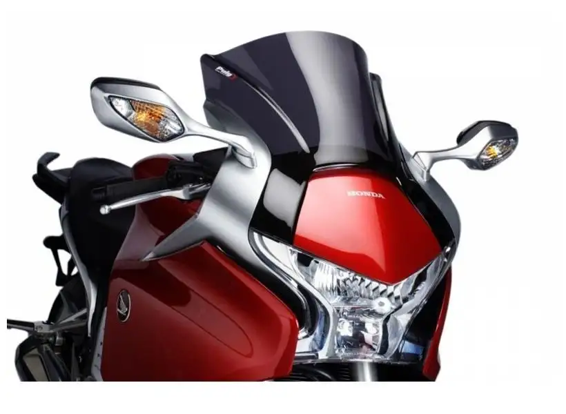 Vetro Cupolino Puig modello z-racing per Honda VFR 1200 F 10-16 colore fume scuro