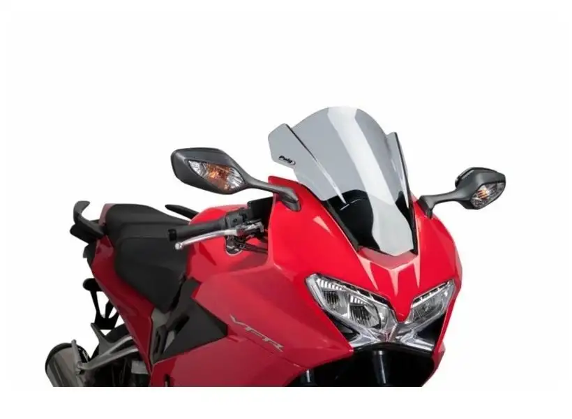 Vetro Cupolino Puig modello z-racing per Honda VFR 800 F 14-20 colore fume chiaro