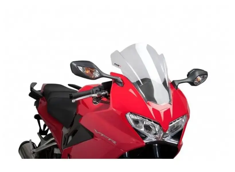 Vetro Cupolino Puig modello z-racing per Honda VFR 800 F 14-20 colore trasparente