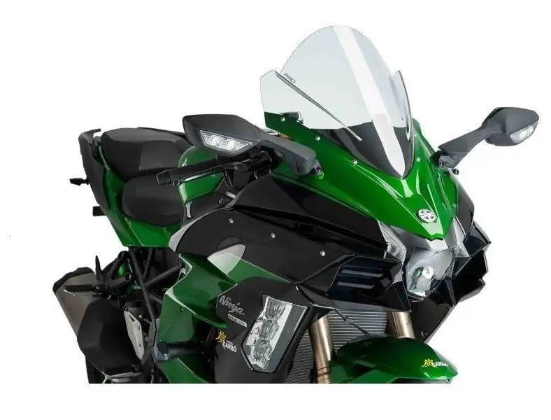 Vetro Cupolino Puig modello z-racing per Kawasaki Ninja 1000 H2 SX SE 22-25 colore trasparente