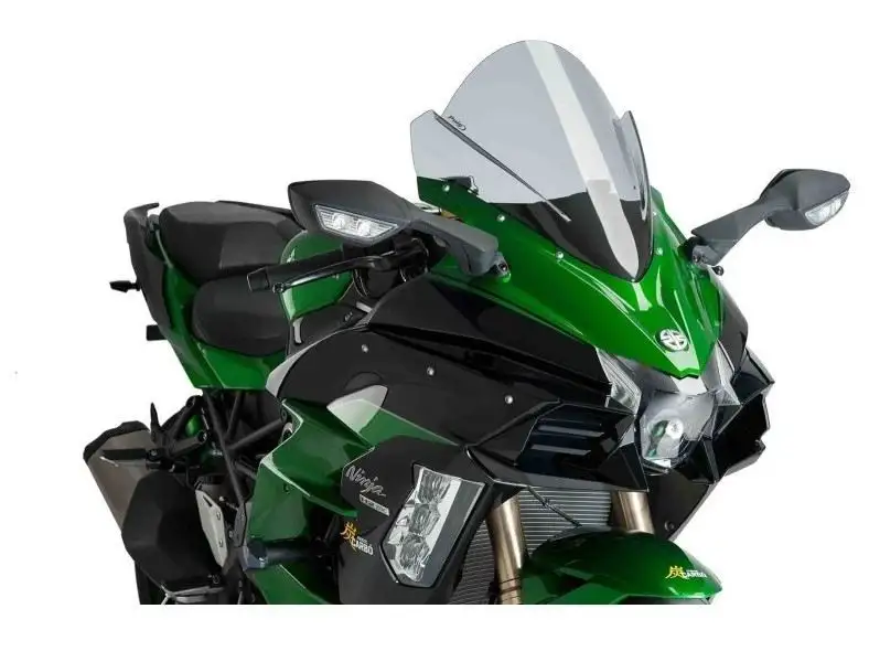 Vetro Cupolino Puig modello z-racing per Kawasaki Ninja 1000 H2 SX SE 22-25 colore fume chiaro