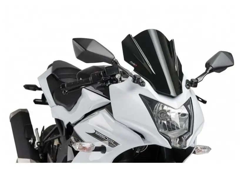 Vetro Cupolino Puig modello z-racing per kawasaki ninja 250 sl 15-16 colore nero