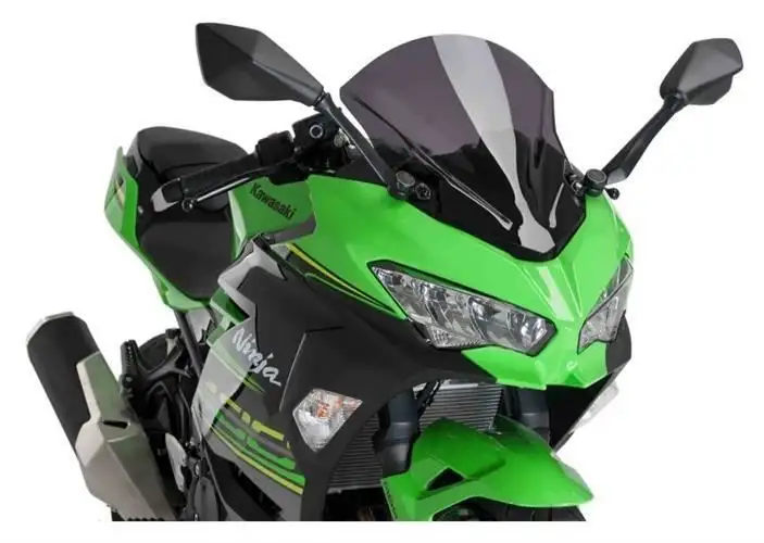 Vetro Cupolino Puig modello z-racing per Kawasaki Ninja 400 18-24 colore fume scuro