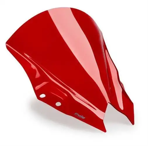 Vetro Cupolino Puig modello z-racing per Kawasaki Ninja 500 24-25 colore rosso
