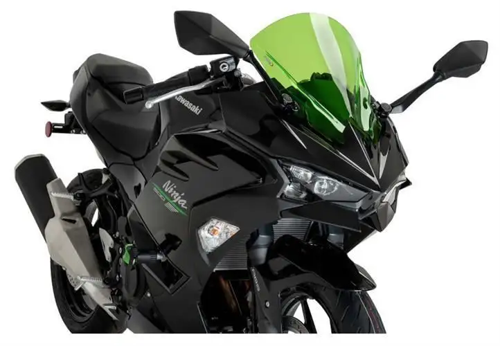 Vetro Cupolino Puig modello z-racing per Kawasaki Ninja 500 24-25 colore verde