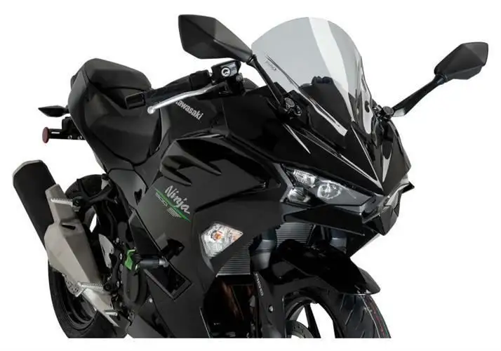 Vetro Cupolino Puig modello z-racing per Kawasaki Ninja 500 ABS 24-25 colore fume chiaro
