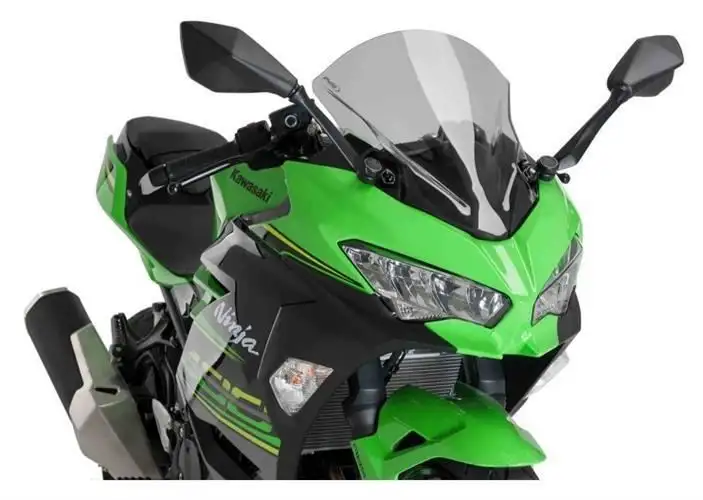 Vetro Cupolino Puig modello z-racing per kawasaki ninja e-1 elettrica 24-25 colore fume chiaro