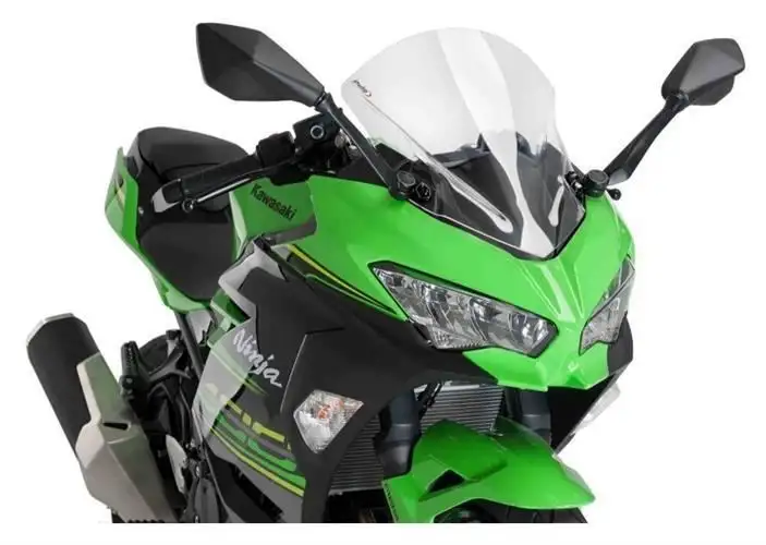 Vetro Cupolino Puig modello z-racing per kawasaki ninja e-1 elettrica 24-25 colore trasparente