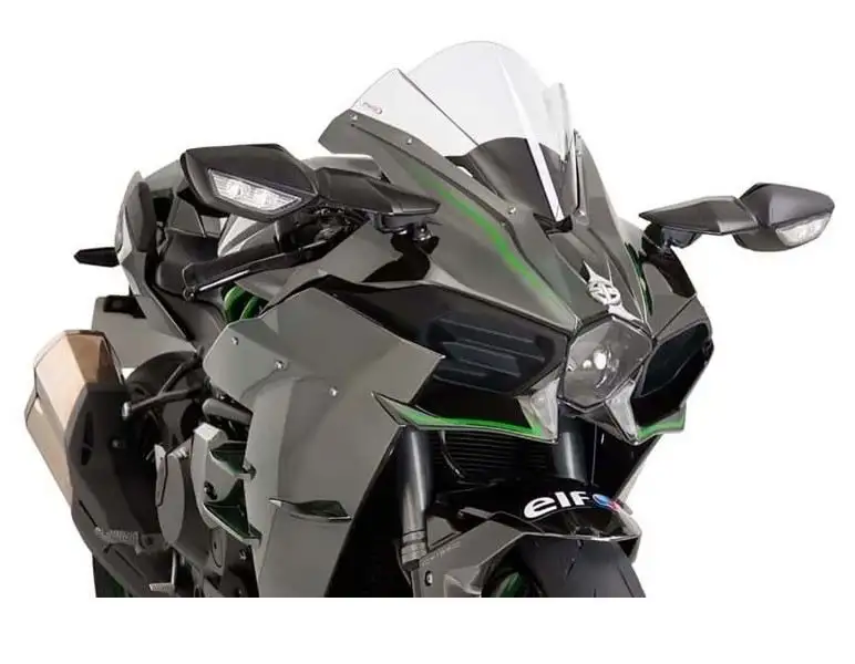 Vetro Cupolino Puig modello z-racing per Kawasaki Ninja H2 15-22 colore trasparente