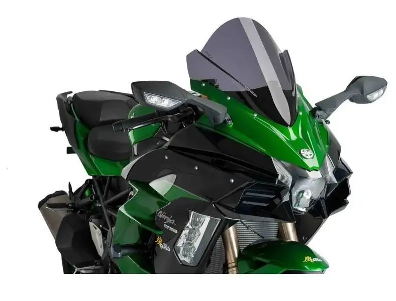 Vetro Cupolino Puig modello z-racing per Kawasaki Ninja H2 SX 18-24 colore fume scuro