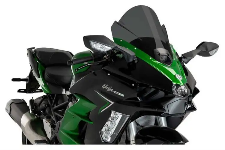 Vetro Cupolino Puig modello z-racing per Kawasaki Ninja H2 SX 20-24 colore fume scuro