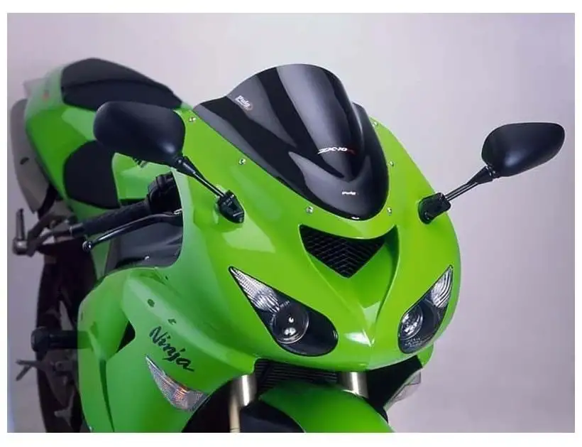 Vetro Cupolino Puig modello z-racing per Kawasaki ZX-10R 06-07 colore fume scuro