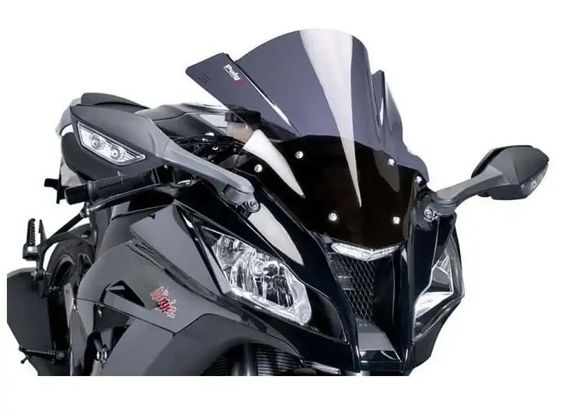 Vetro Cupolino Puig modello z-racing per Kawasaki ZX-10R 11-15 colore fume scuro