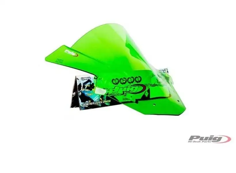 Vetro Cupolino Puig modello z-racing per Kawasaki ZX-10R 11-15 colore verde
