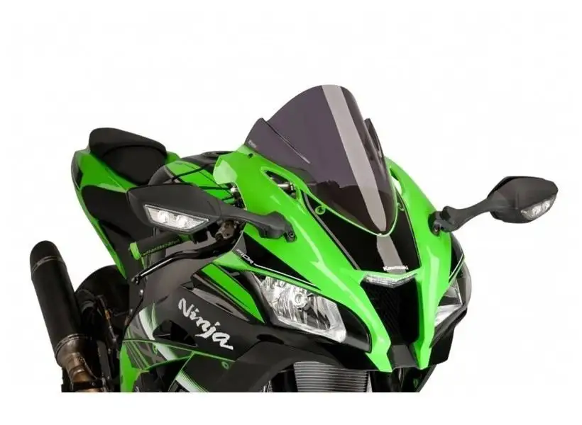 Vetro Cupolino Puig modello z-racing per Kawasaki ZX-10R 16-20 colore fume scuro