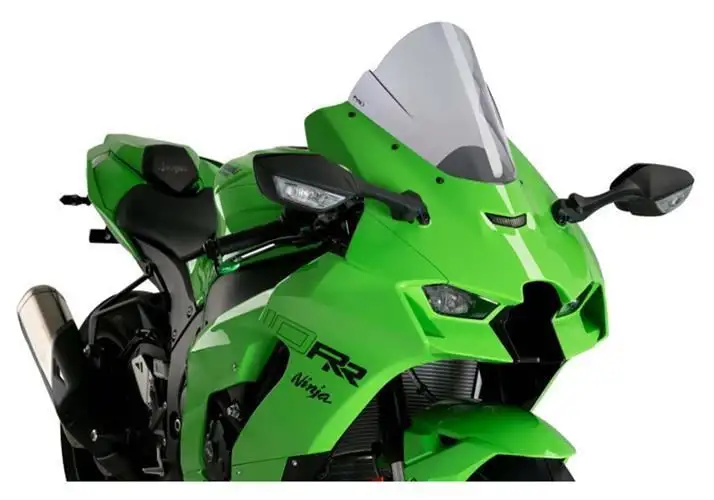 Vetro Cupolino Puig modello z-racing per Kawasaki ZX-10R 21-25 colore fume chiaro
