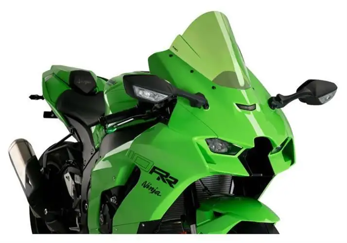 Vetro Cupolino Puig modello z-racing per Kawasaki ZX-10R 21-25 colore verde