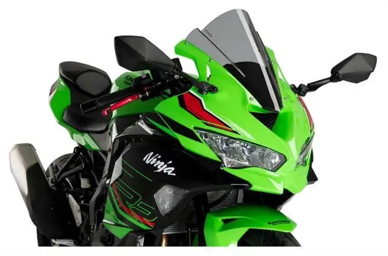 Vetro Cupolino Puig modello z-racing per Kawasaki ZX-4RR 24-25 colore fume chiaro