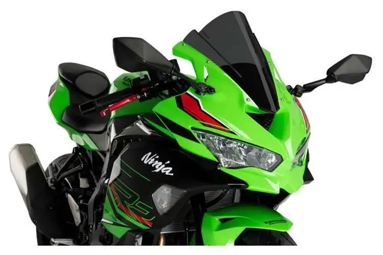 Vetro Cupolino Puig modello z-racing per Kawasaki ZX-4RR 24-25 colore fume scuro