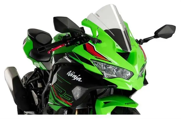 Vetro Cupolino Puig modello z-racing per Kawasaki ZX-4RR 24-25 colore trasparente