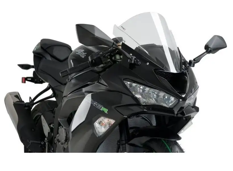 Vetro Cupolino Puig modello z-racing per Kawasaki ZX-6R 09-23 colore trasparente