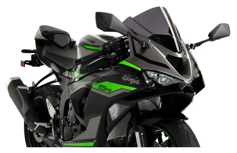 Vetro Cupolino Puig modello z-racing per Kawasaki ZX-6R 24-25 colore fume scuro