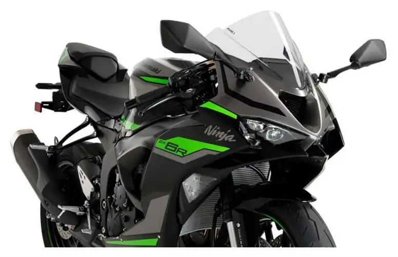 Vetro Cupolino Puig modello z-racing per Kawasaki ZX-6R 24-25 colore trasparente
