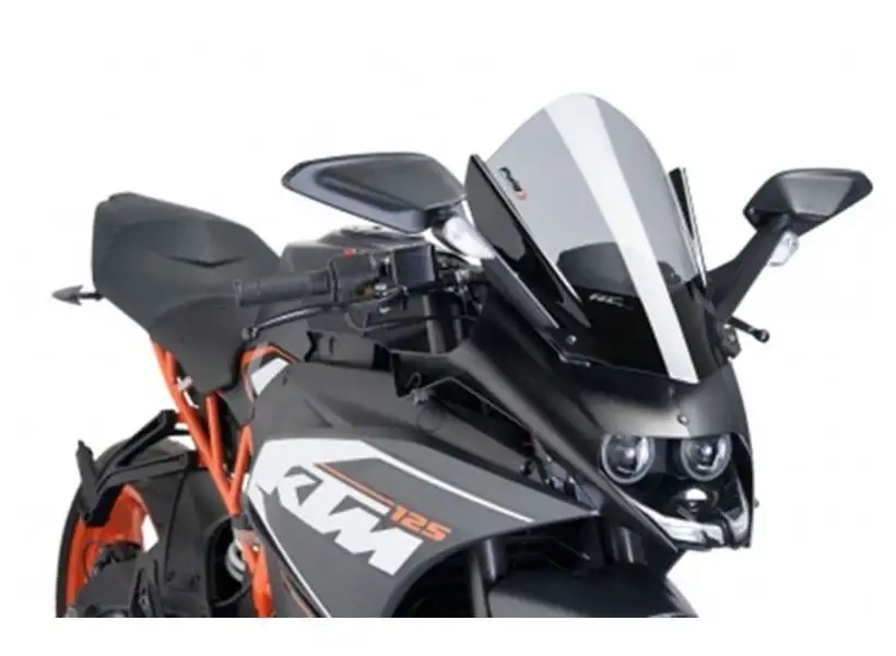 Vetro Cupolino Puig modello z-racing per KTM 125 RC 14-21 colore fume chiaro