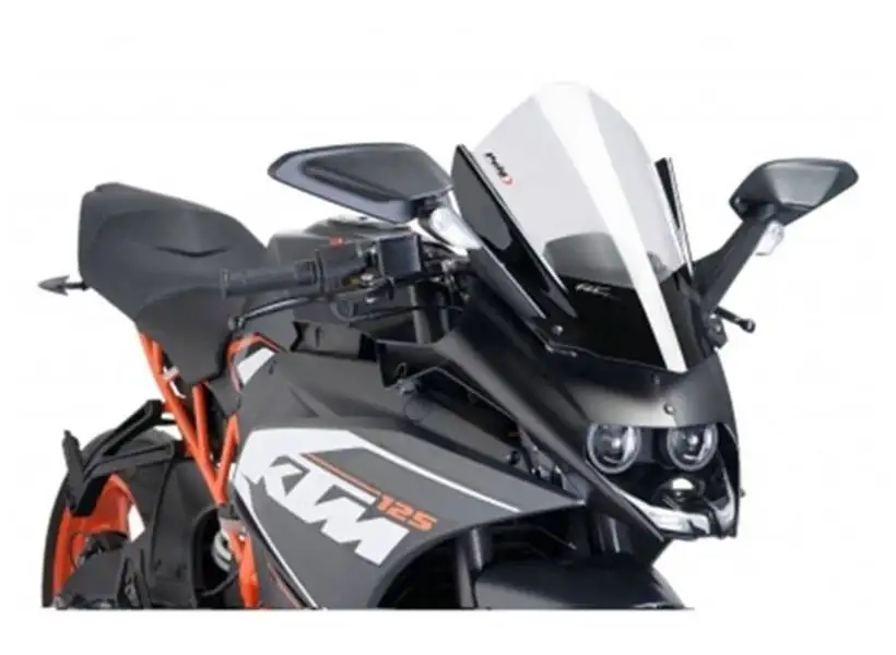 Vetro Cupolino Puig modello z-racing per KTM 125 RC 14-21 colore trasparente